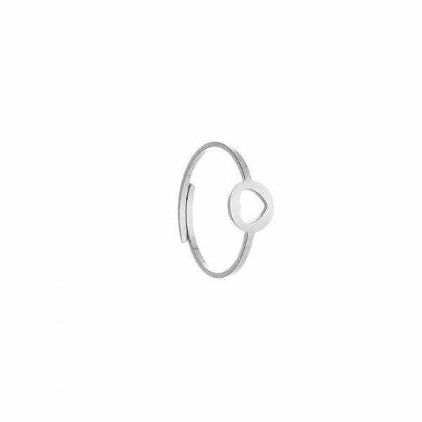 Heart ring zilver!