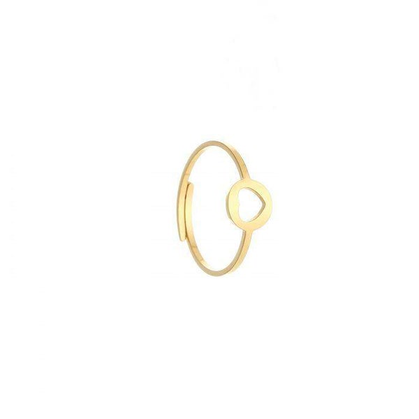 Heart ring goud!