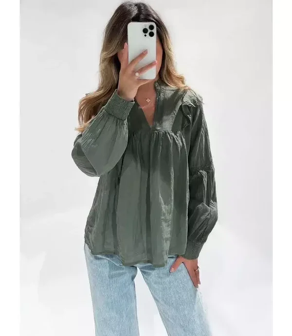 Evelyn blouse ★ khaki