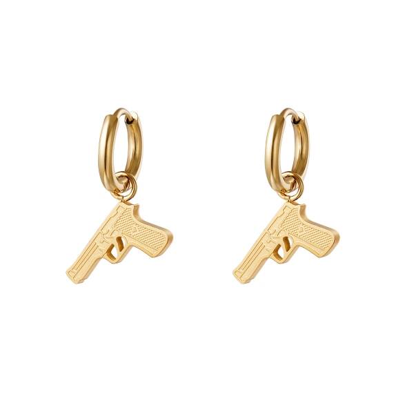 Dress to kill oorbellen - goud