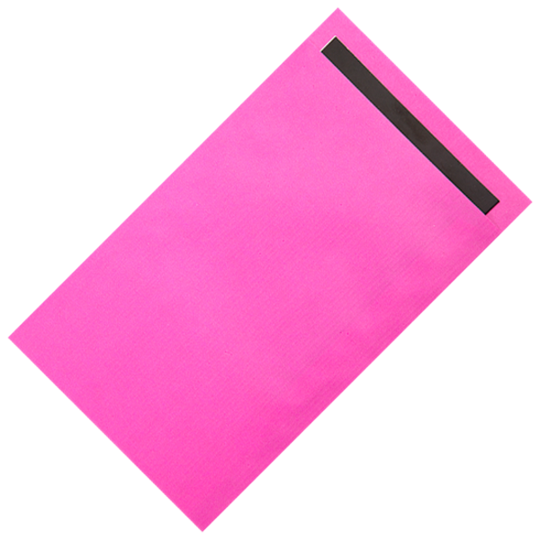 Inpakzakje fel roze 12 x 19 - 5 stuks