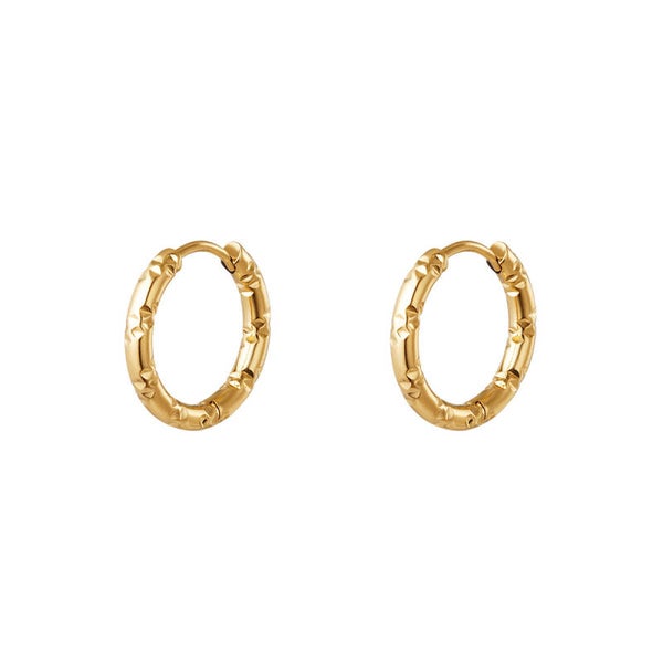 Earrings gold!