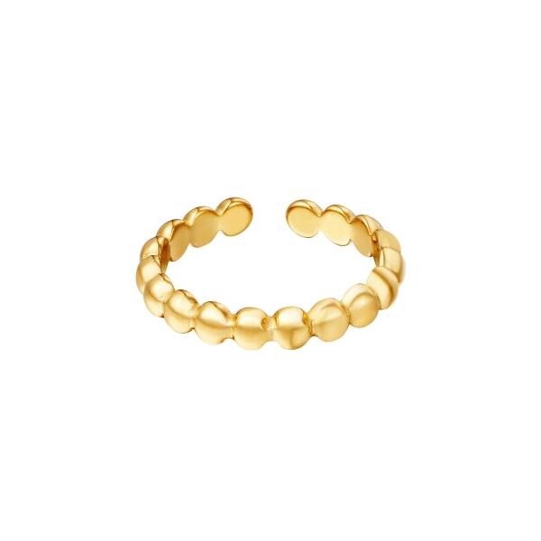 Bubble ring - goud