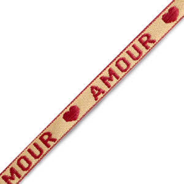 Amour beige - Ibiza lint bracelet