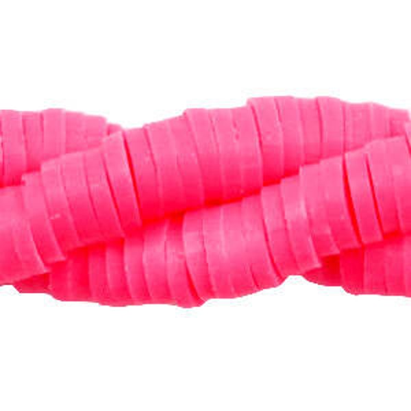 Katsuki streng neon pink 4MM - 360 stuks