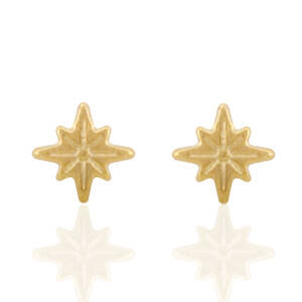 Galaxy earrings goud!