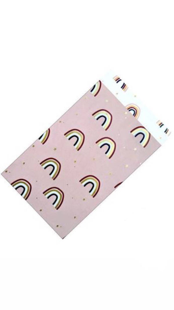 Regenboog zakje winter pink!