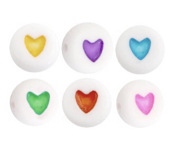 Multicolor white! 10 stuks