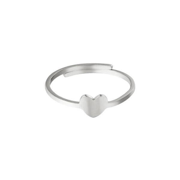 Heart ring zilver!