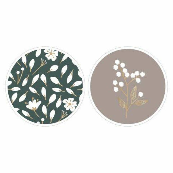 Flowers sluitstickers! Per 5 stuks
