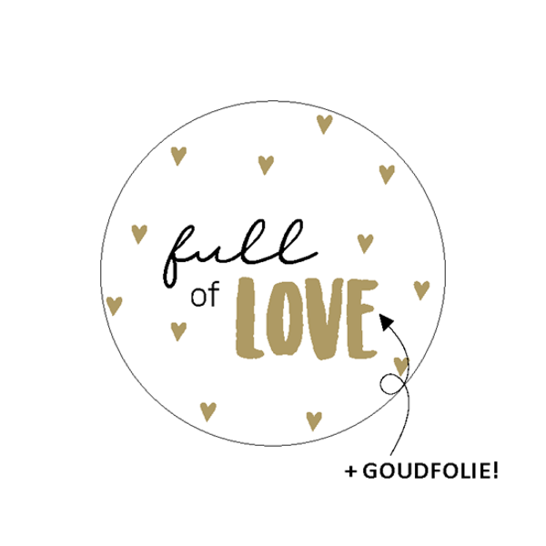 Full of love! Per 5 stuks