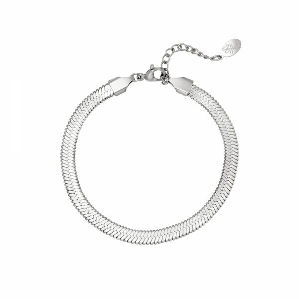 Retreat armband - zilver