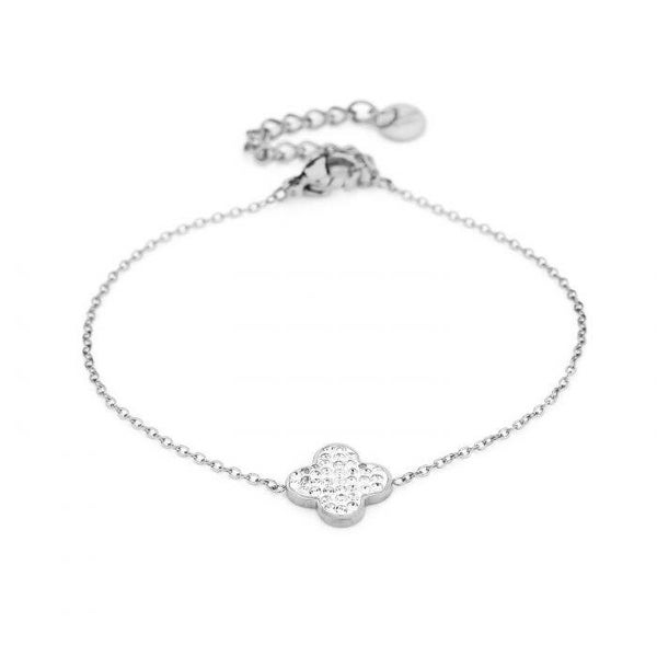 Lucky sparkle armband - zilver