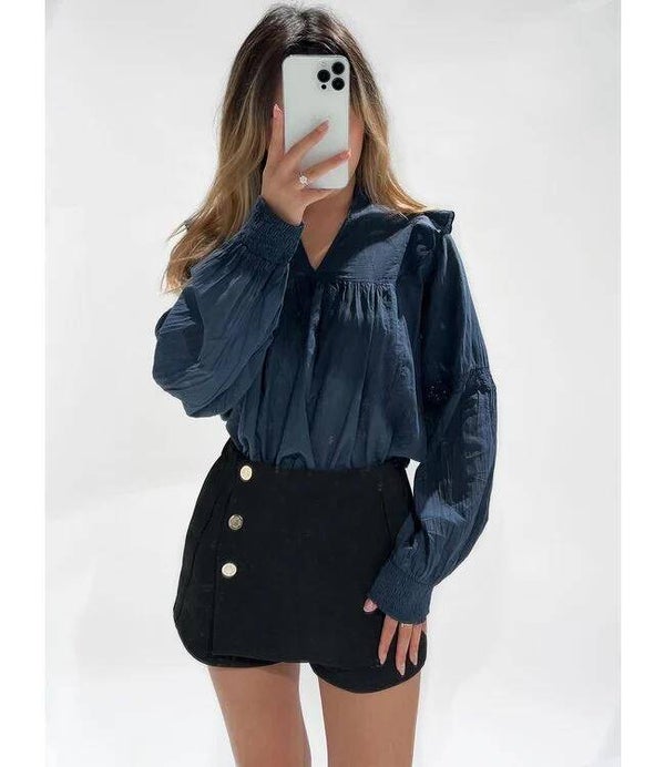 Evelyn blouse ★ navy