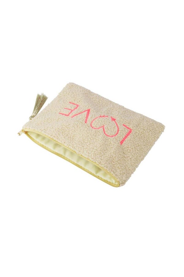 Make-up bag - teddy beige