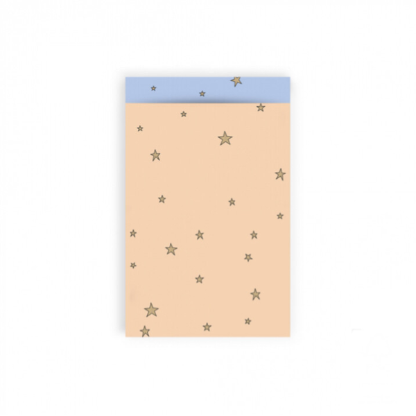 Peach star zakje 12 x 19 - 5 stuks