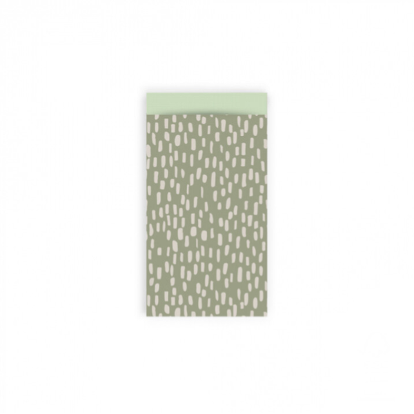 Sparkles old green zakje 7 x 13 - 5 stuks