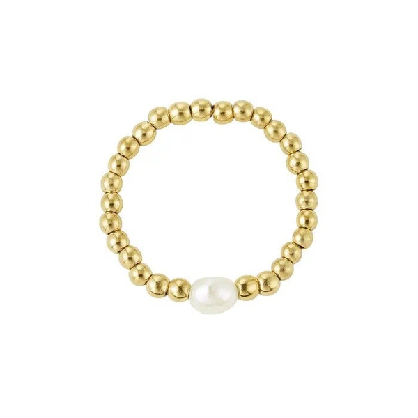Ring “cute pearl” - goud
