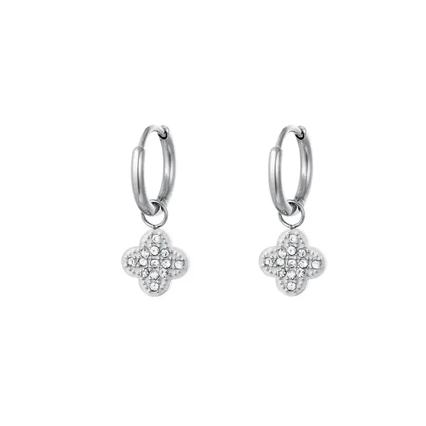 Oorbellen “glam” - zilver