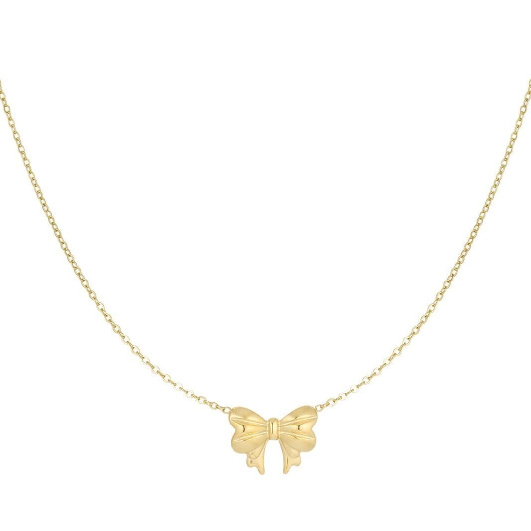 Ketting “bow” - goud