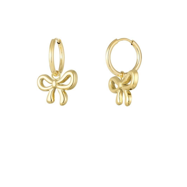 Oorbellen “little bow” - goud