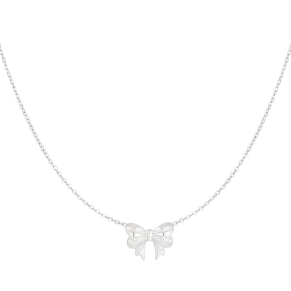 Ketting “bow” - zilver