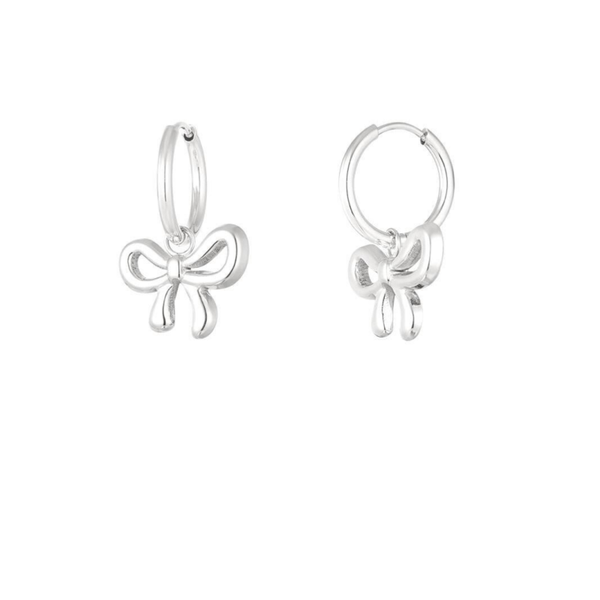 Oorbellen “little bow” - zilver