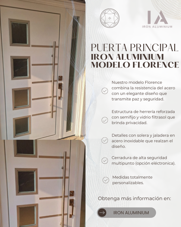 Puerta Principal Modelo Florence