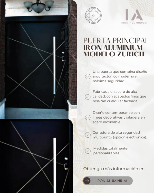 Puerta Principal Modelo Zurich