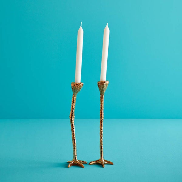 Long Legs Kaarsenhouder Goud