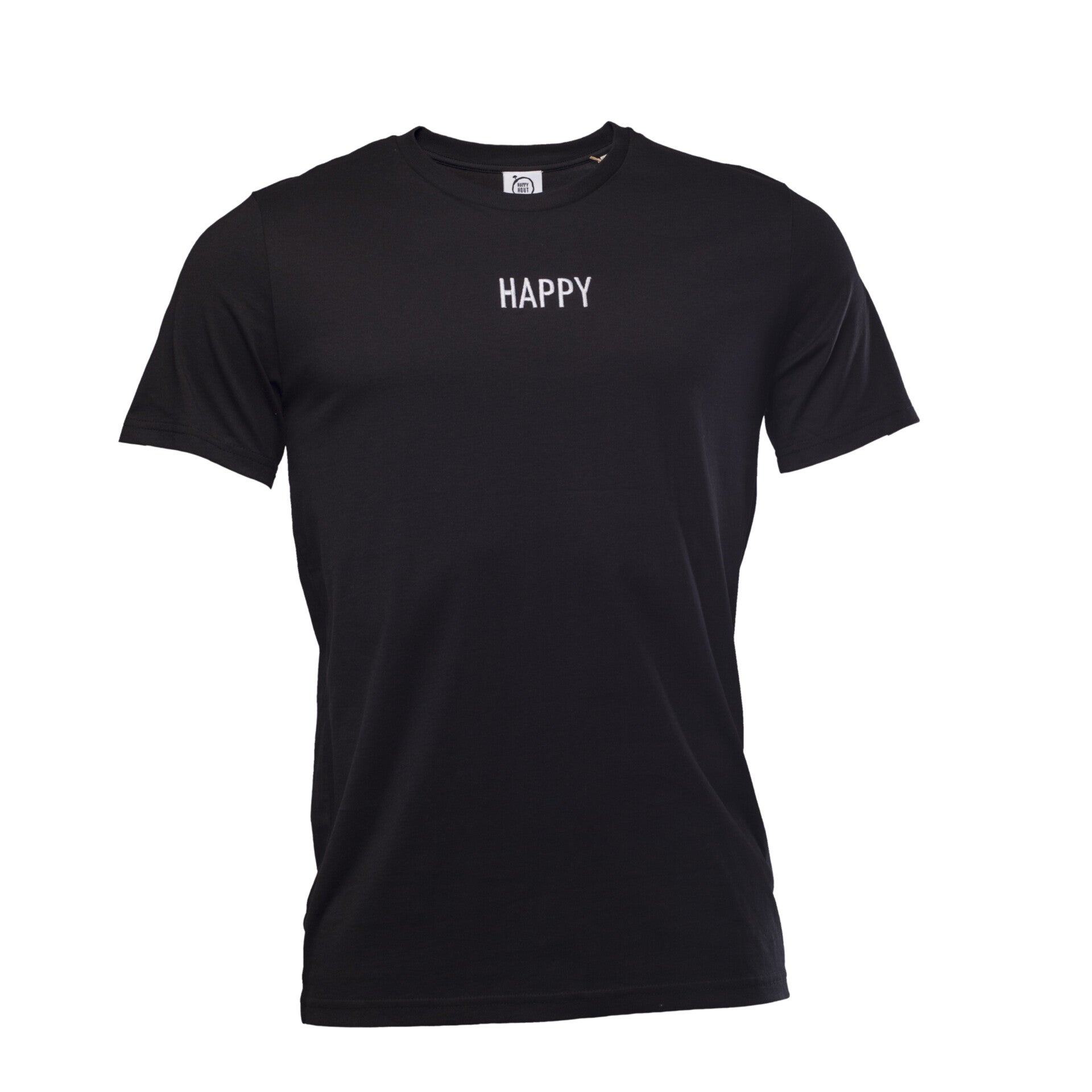 Happy T-shirt zwart