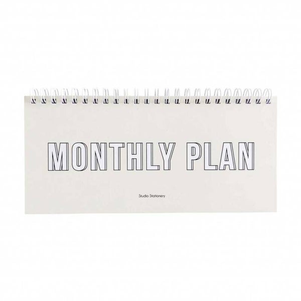 Notebook Monthly Plan