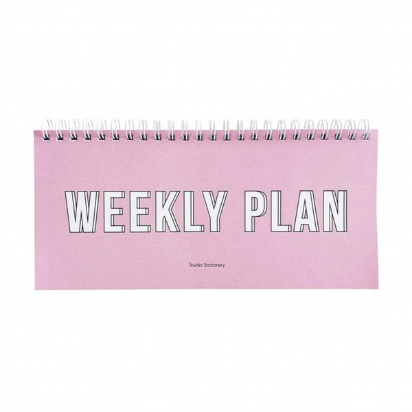 Notebook Weekly Plan