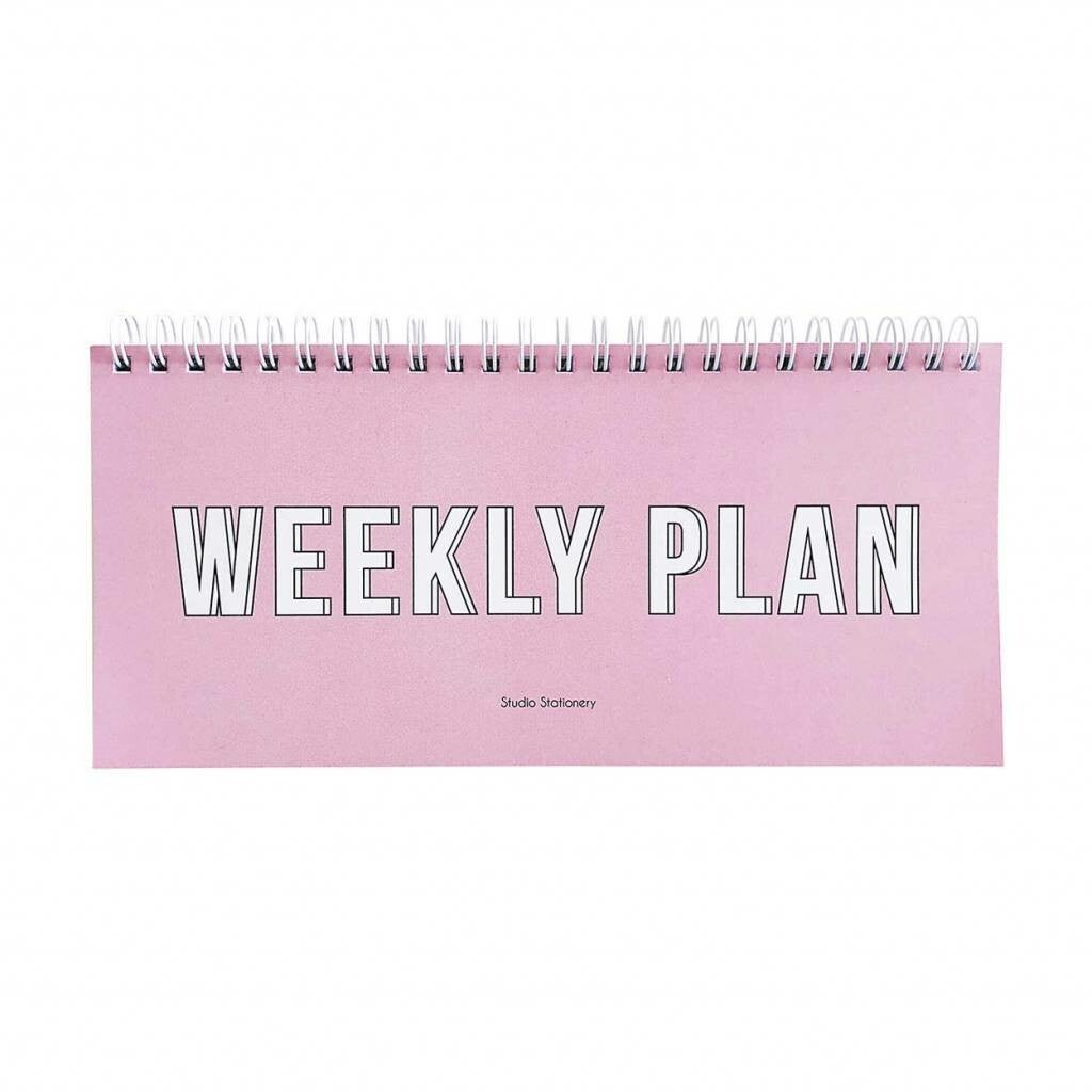 Notebook Weekly Plan