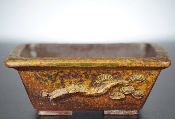 Bonsai Schale Arima Matsuun Tokoname Japan 13,5x12x5