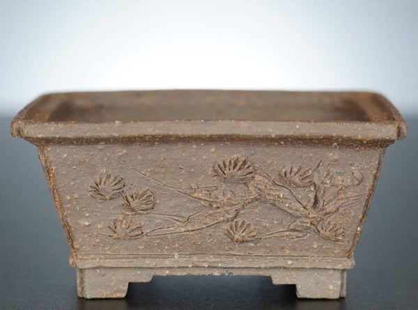 Bonsai Schale Arima Matsuun Tokoname Japan 14,5x12x7