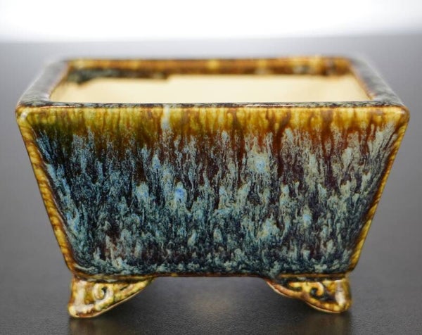 Bonsai Schale Koyo Tokoname Japan 10x10x5,5