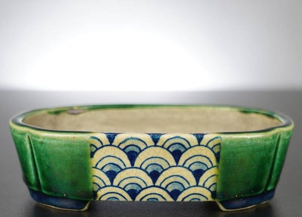 Bonsai Schale Satomi Terahata Tokoname Japan 16x12x4,5