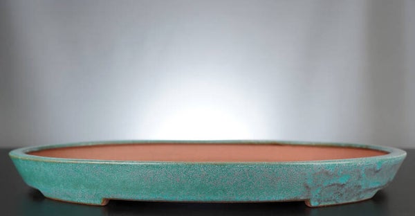 Bonsai Schale Reiho Tokoname Japan 48,5x31x4,5