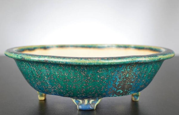 Bonsai Schale Koyo Tokoname Japan 24,5x21,5x7,5