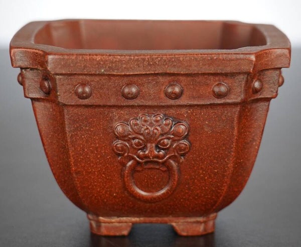 Bonsai Schale Yixing Zisha Keramik 12x12x8,5