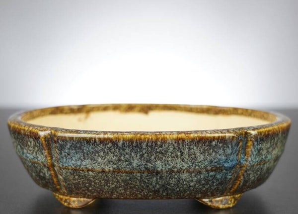 Bonsai Schale Koyo Tokoname Japan 20,5x17,5x5,5