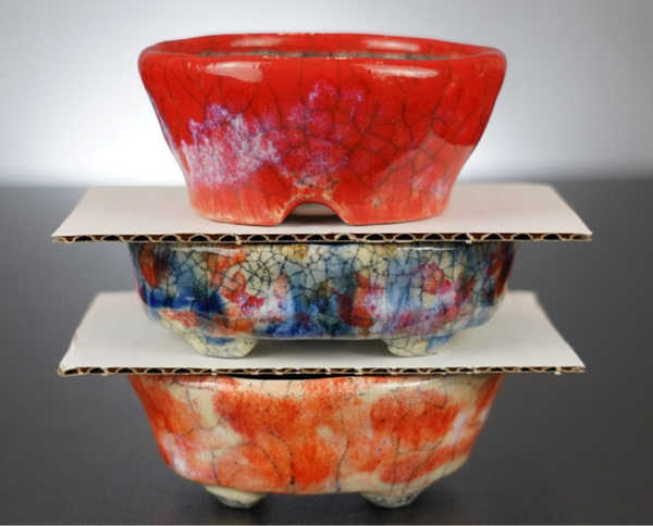 3er Set Bonsai Schale Bunzan Japan