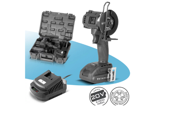 Mini meuleuse d'angle sans fil MAW-20 ST avec batterie 2000 mAh | Meuleuse d'angle portative pour couper le métal, le carrelage et le bois | Mini-scie électrique avec technologie Brushless