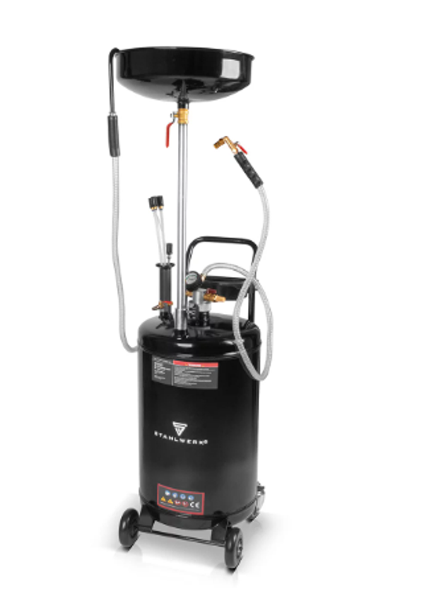Aspirateur d'huile OD-70 ST d'une capacité de 70 l | Collecteur d'huile mobile et chariot pour huiles usagées | Chariot de récupération d'huile avec séparateur d'huile | Vidangeur d'huile pour recueillir les huiles usagées