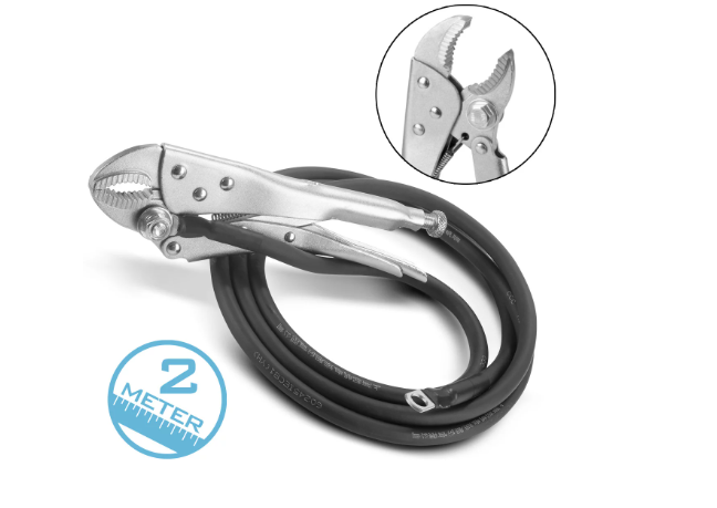 Câble de masse | Pince de masse 2 m pour débosseleur | Lève-bosse | Soudeuse par points | Outil de débosselage Smart Repair | Accessoires Spotter