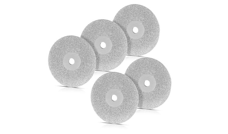 STAHLWERK Disques abrasifs diamantés pour meuleuse tungstène Meuleuse tungstène Meuleuse d'électrodes 25 mm Set de 5 pièces