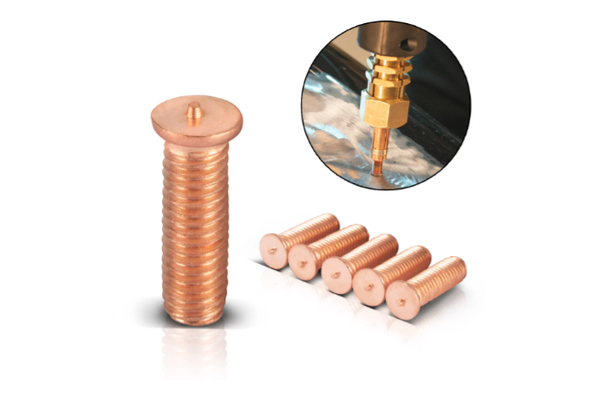 Goujons à souder M5 filetés 100 pièces, accessoires Smart Repair pour débosseleur / lève-bosse / appareil à souder par points / outil de débosselage pour la réparation professionnelle de carrosseries automobiles