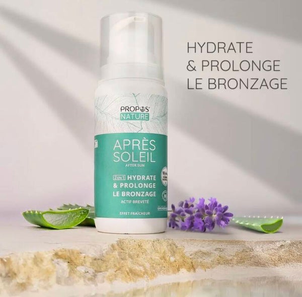 Gel après soleil bio