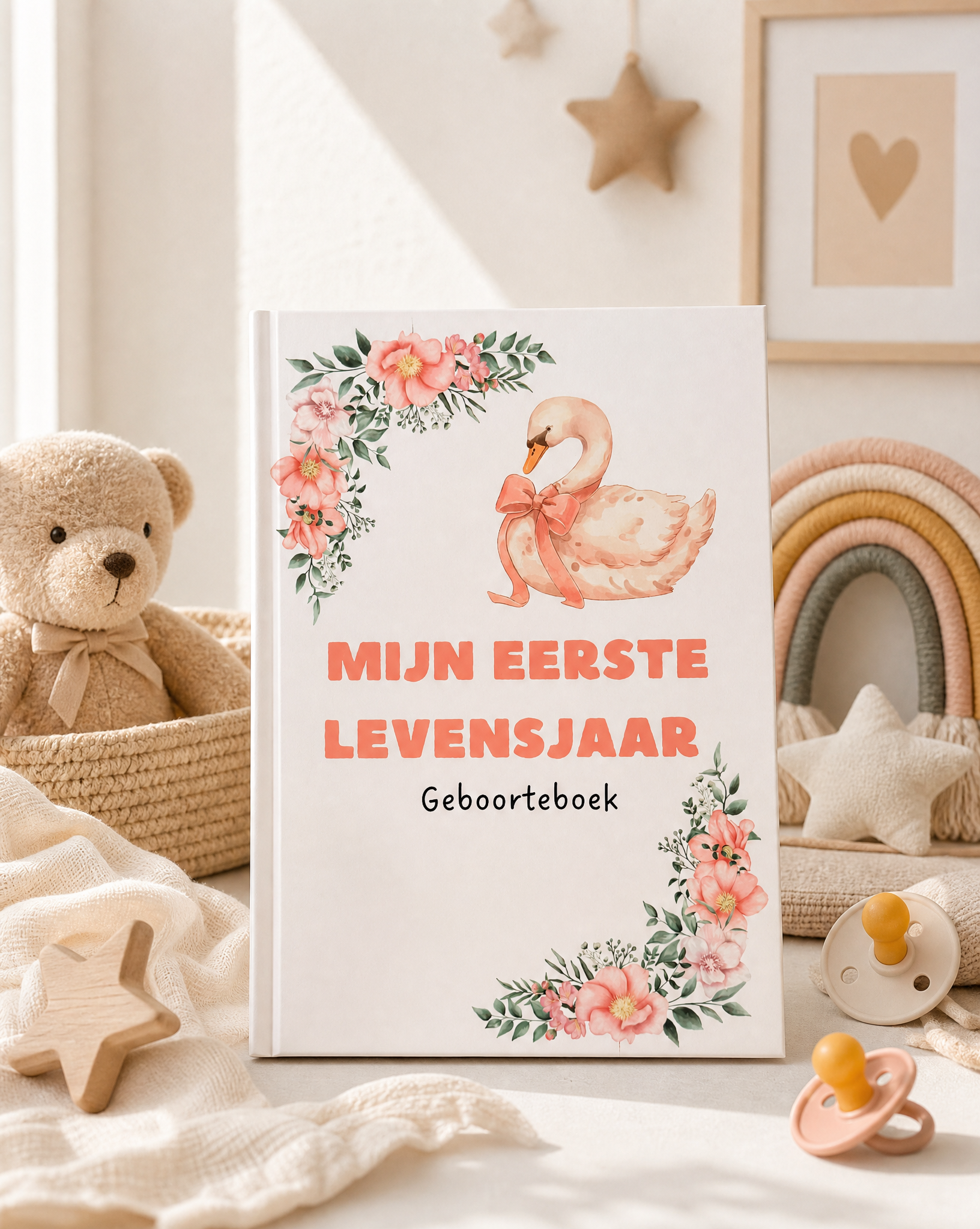 Geboorteboek - Mijn eerste levensjaar - Zwanen - Meisje